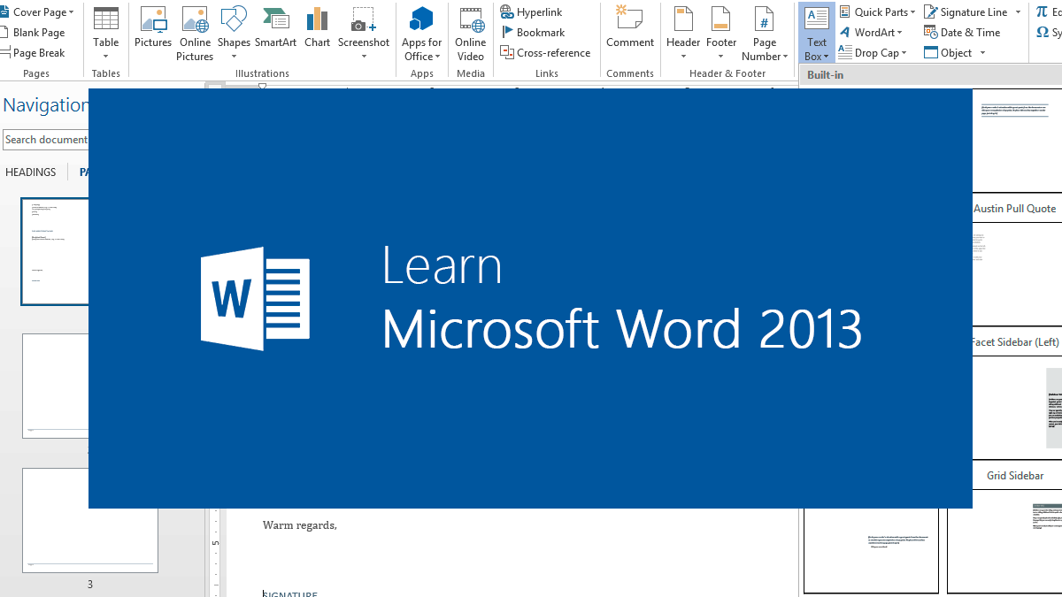 Word 2013 цветовая схема